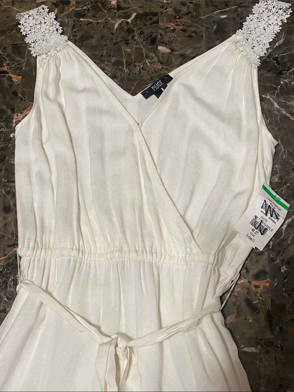 PAIGE Riviera Lace-Strap Dress For Anthropology - Picture 11 of 11
